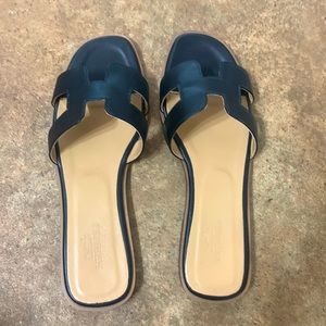 Black Hermes “ look alike” sandals